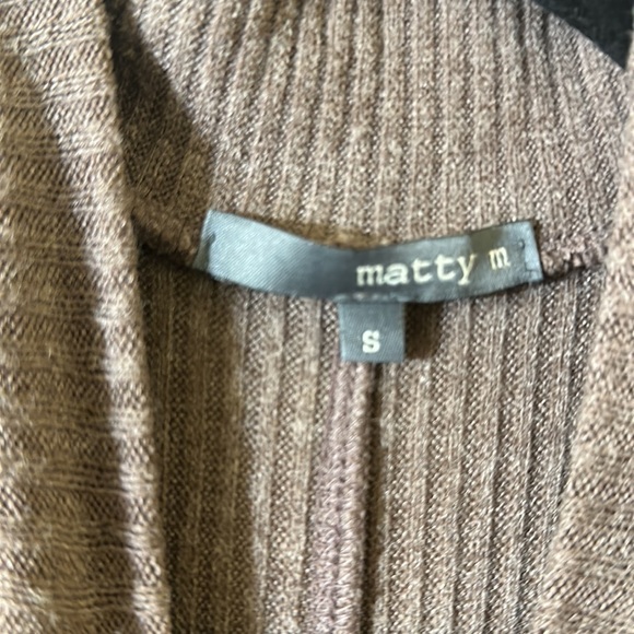 Matty M Cold Shoulder High Low Sweater Dress - Picture 4 of 8